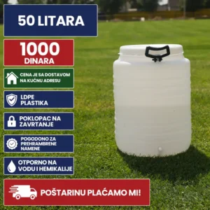 Bure 50 Litara bele boje