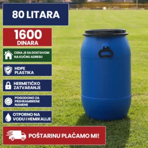 Bure 80 Litara plave boje