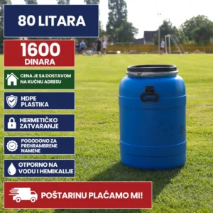 Bure 80 Litara HDPE plastika