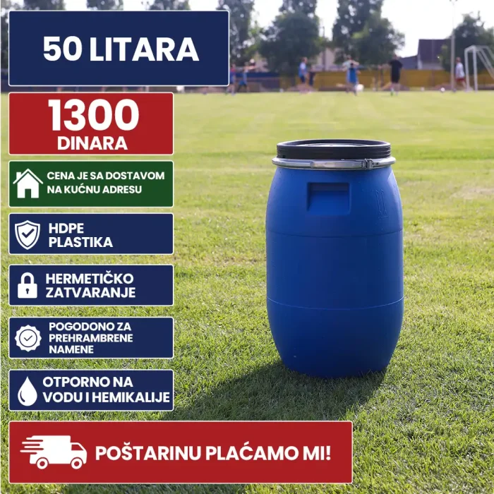 50 Litara bure bez rucke