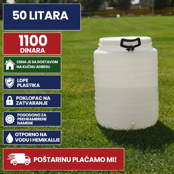 Belo bure 50 l ldpe plastika