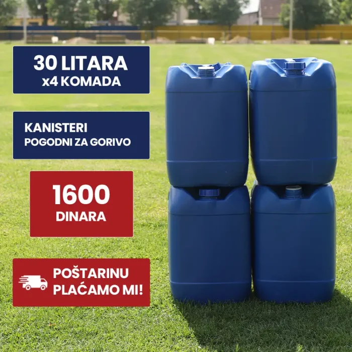 Kanisteri x4 30 litara
